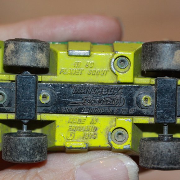 1976 DIECAST LESNEY MATCHBOX SUPERFAST NO. 59 PLANET SCOUT MADE IN ENGLAND - Picture 5 of 5